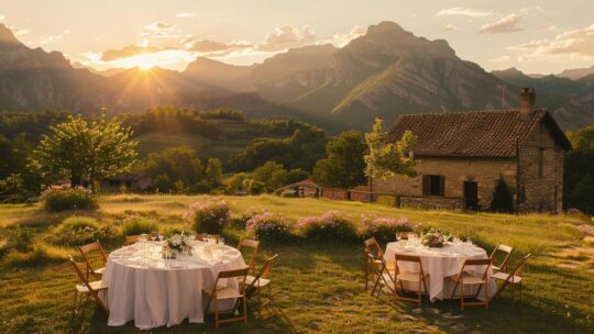 Pourquoi choisir un mariage inoubliable avec hébergement au Domaine Lapedagne dans les Pyrénées pour un événement durable